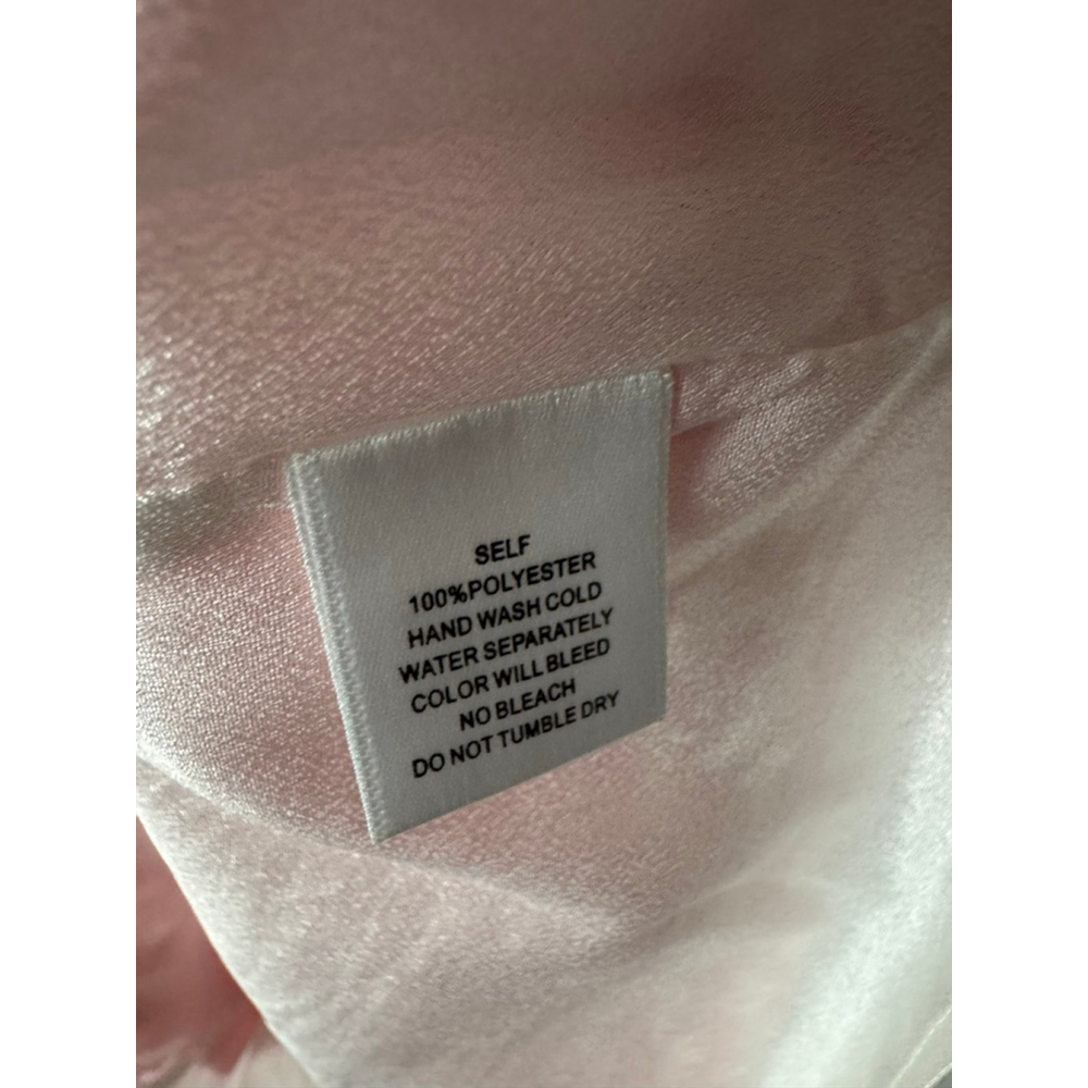 Pinch Pink White Patterned Ruffle Mini Dress Size… - image 6